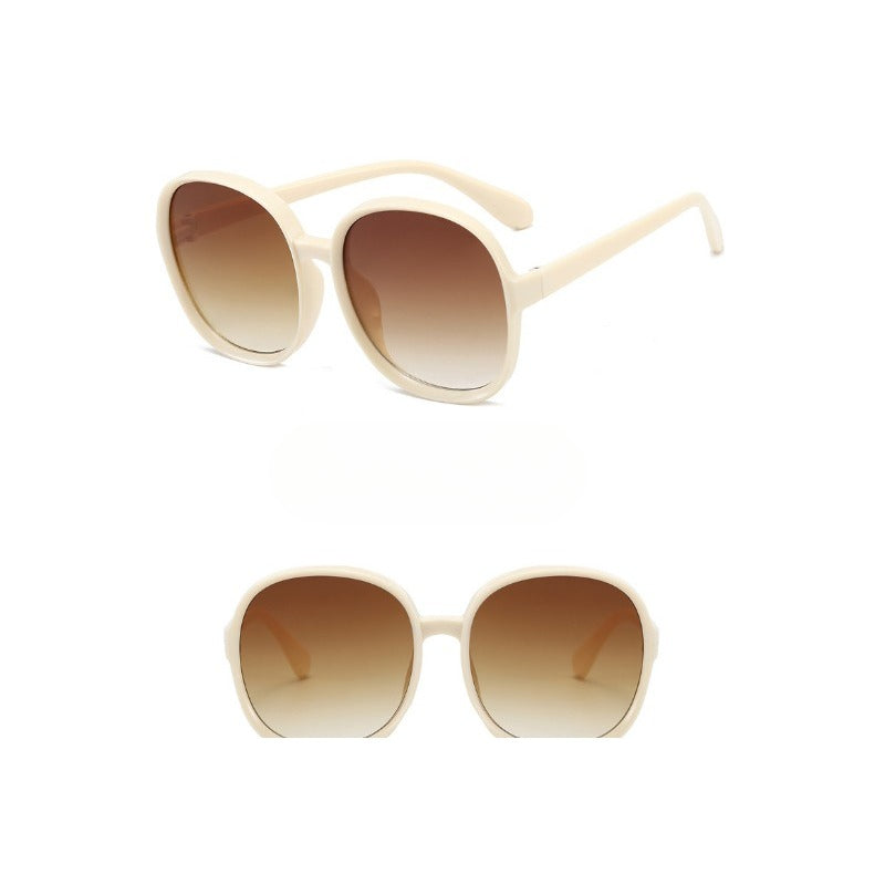 Wholesale Circular Large Frame PC Sunglasses